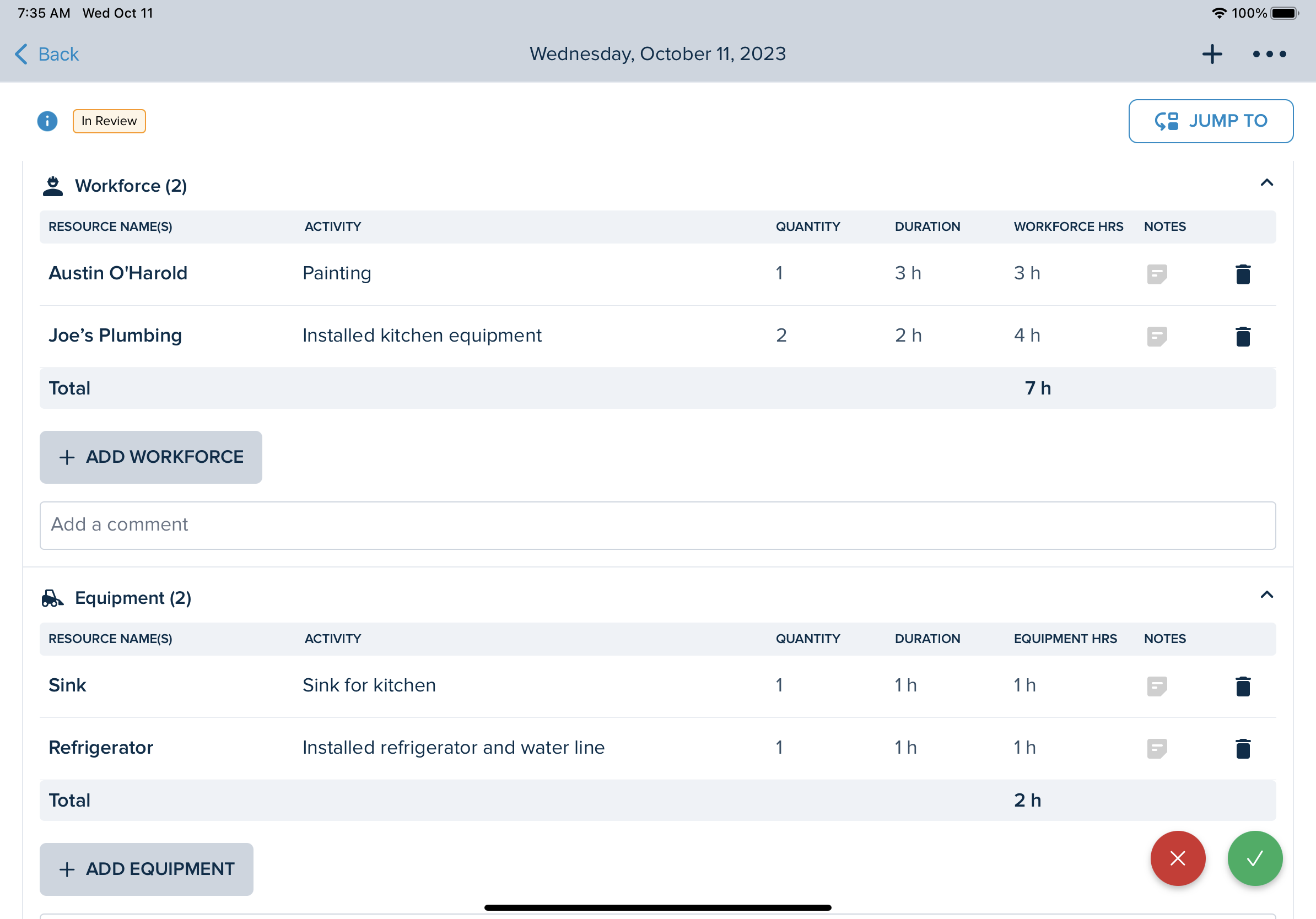 Daily Reports - Track Onsite Workforce